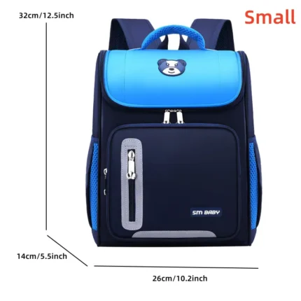 حقيبة ظهر مدرسية للأطفال ذات سعة كبيرة لطلاب المدارس الابتدائية في رياض الأطفال حقيبة ظهر للسفر مضادة للماء مع عمود فقري واقي