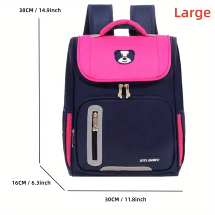 حقيبة ظهر مدرسية للأطفال ذات سعة كبيرة لطلاب المدارس الابتدائية