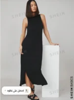 فستان ممزق الصاف كاجوال