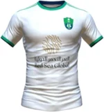 تيشيرت لنادي الأهلي إصدار لاعب كرة القدم للموسم الكروي 2023/24 من فيجيشيلي، بدون رقم مطبوع