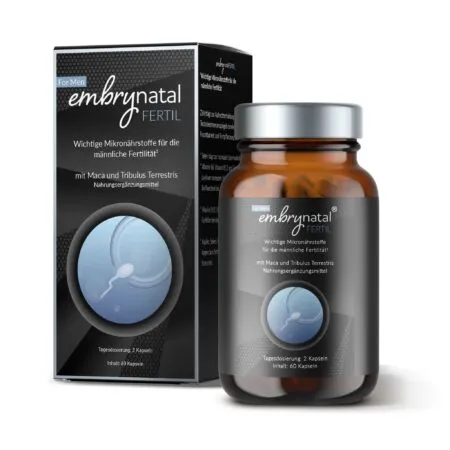 كبسولات امبريناتال فيرتيل Embrynatal Fertil زيادة الخصوبة عند الرجال – 60 كبسولة | من المانيا الى باب بيتك | متجر واو الأفضل ترينديول السعودية