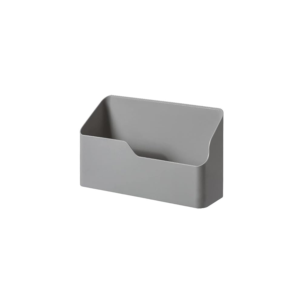 صناديق تخزين بسيطة للمطبخ تعلق على الحائط من توبي، صندوق تخزين زجاجات التوابل بدون ثقب، صندوق تخزين داخلي للخزانة (اللون: رمادي) صناديق تخزين بسيطة للمطبخ تعلق على الحائط من توبي، صندوق تخزين زجاجات التوابل بدون ثقب، صندوق تخزين داخلي للخزانة (اللون: رمادي)