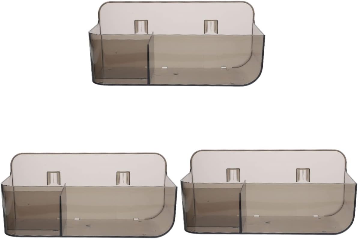 اف ار كولر صندوق تخزين يثبت على الحائط من 3 قطع، منظم طاولة بجانب السرير، منظم تخزين المكياج وجهاز التحكم عن بعد، حاوية بلاستيكية بجانب السرير، حامل للمطبخ من الاكريليك المتنوع اف ار كولر صندوق تخزين يثبت على الحائط من 3 قطع، منظم طاولة بجانب السرير، منظم تخزين المكياج وجهاز التحكم عن بعد، حاوية بلاستيكية بجانب السرير، حامل للمطبخ من الاكريليك المتنوع