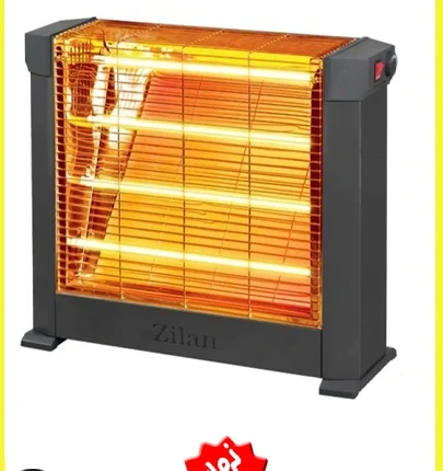 دفاية كومتل كهربائية 2200 واط 4 شمعات لون أسود موديل KS-2760