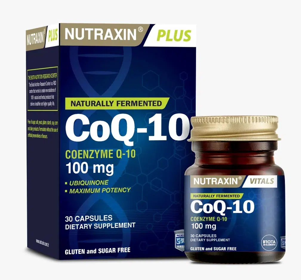إنزايم CoQ10 من نوتراكسين 30 قرص لدعم الصحة العامة Nutraxin إنزايم CoQ10 من نوتراكسين 30 قرص لدعم الصحة العامة Nutraxin