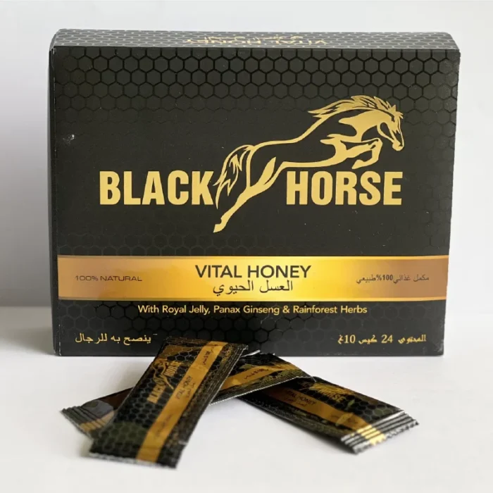 بلاك هورس العسل الحيوي للرجالBlack horse VIP - for him 10g x 24 sachets
