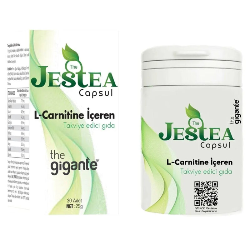 كبسولات تخسيس Jestea مع ال كارنتين لخسارة الوزن في شهر واحد - 30 كبسولة