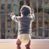 شبكة درابزين للأطفال بطول 3 متر، شبكة سكة للشرفة والدرابزين لحماية الأطفال من سلالم الحيوانات الأليفة، أكثر سمكا، شبكة سلالم آمنة للأطفال الصغار في الأماكن المغلقة، لون بني