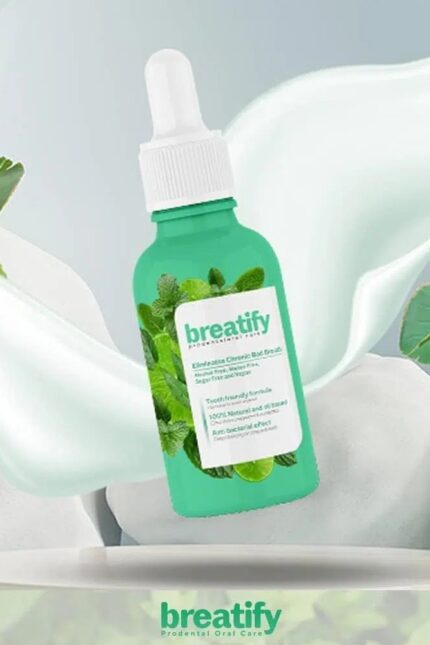 قطرات بريتيفاي Breatify معطر فم للمتزوجين بالزيوت الطبيعية للتخلص من رائحة الفم الكريهة - عبوتان