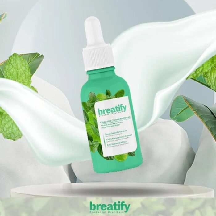 قطرات بريتيفاي Breatify معطر فم للمتزوجين بالزيوت الطبيعية للتخلص من رائحة الفم الكريهة - عبوتان