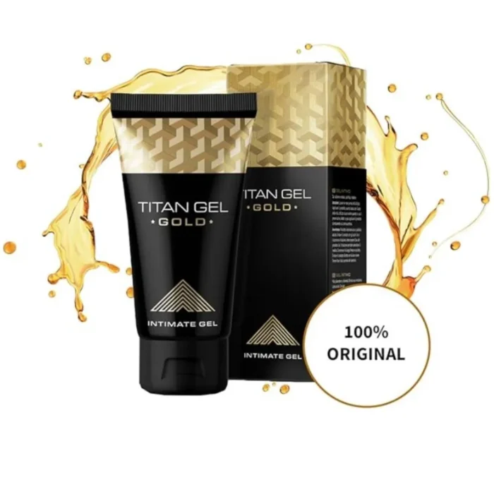 جل تيتان الذهبي Titan Gel Gold | للتأخير وزيادة حجم القضيب وقوة الانتصاب | 3 عبوات 50 مل | متجر واو الأفضل