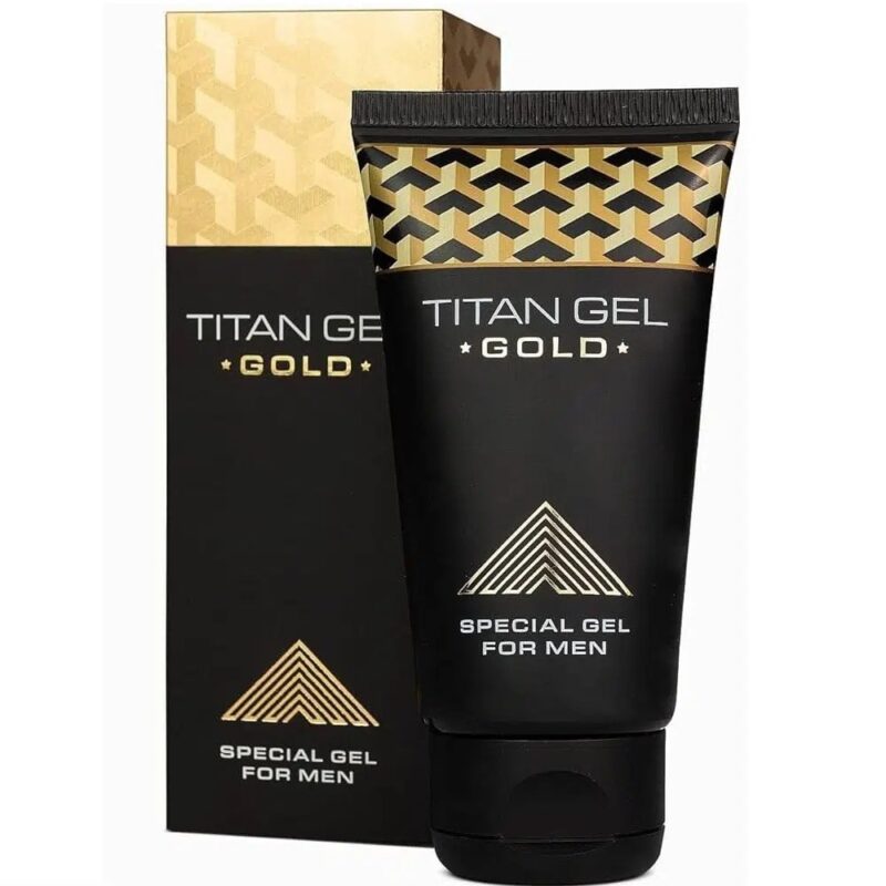 جل تيتان الذهبي Titan Gel Gold | للتأخير وزيادة حجم القضيب وقوة الانتصاب | 3 عبوات 50 مل | متجر واو الأفضل