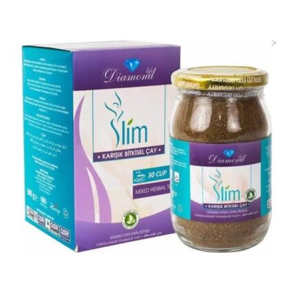 شاي دايموند للتخسيس | 30 كوب من مشروب سليم لحرق الدهون والتنحيف الآمن في 45 يوم Diamond Life Slim