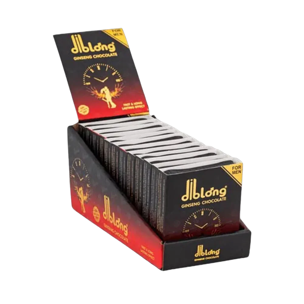 شوكولاتة ديب لونج المحفزة للرغبة والطاقة للرجال | 6 قطع شوكولاتة ديب لونج المحفزة للرغبة والطاقة للرجال | 6 قطع
