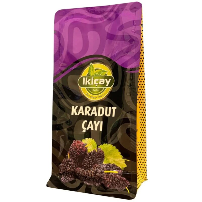 شاي التوت الأسود من إيكيشاي ikiçay | مشروب عشبي طبيعي لتقوية المناعة وتحسين الهضم والوزن | 250 جرام