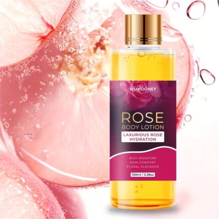زيت تدليك للأزواج 100 مل - جل حميمي للرجال والنساء، تركيبة طويلة الأمد برائحة الورد ومستخلصات نباتية