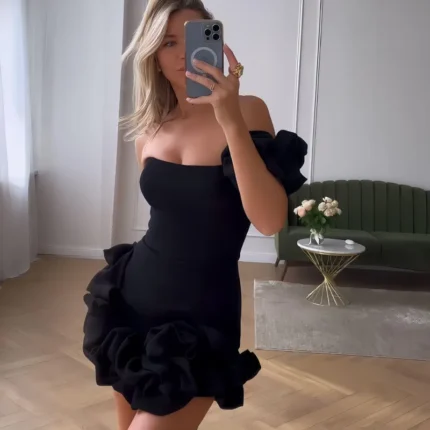 فستان قصير يظهر انوثتك و ذوقك الرائع | ازياء نسائية انيقة مثيرة