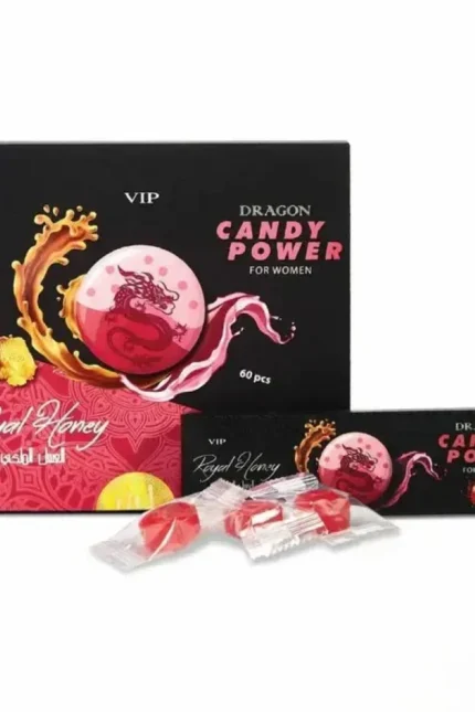 شوكولاتة كاندي باور قوة العسل للنساء- تعزيز الطاقة والأنشطة اليومية - عبوة من 60 مكملًا غذائيًا بنكهة حلوى الكراميل | حاصل على الضمان الذهبي لمتجر واو الأفضل