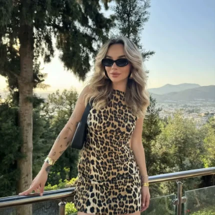 فستان جلد النمر | كوني امرأة خطرة.. كوني القوة كوني النمرة | اقوى صرخات الموضة