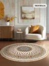 سجادة دائرية ساحرة زخرفة ونقش اسلامي رائع