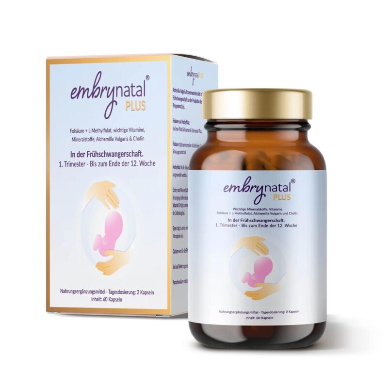 كبسولات امبريناتال فورتي Embrynatal Forte |كبسولات Embrynatal Plus لدعم و تثبيت الحمل | 60 كبسولة - من المانيا الى باب بيتك | متجر واو الأفضل ترينديول السعودية