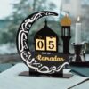 تقويم العد التنازلي لرمضان ٢٠٢٦، مصنوع من الأكريليك، هدية رمضانية لتزيين المنزل والطاولة والعائلة | متجر واو الأفضل ترينديول السعودية