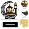 تقويم العد التنازلي لرمضان ٢٠٢٦، مصنوع من الأكريليك، هدية رمضانية لتزيين المنزل والطاولة والعائلة | متجر واو الأفضل ترينديول السعودية