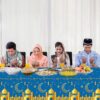 طقم واحد من مفرش طاولة رمضان مبارك، غطاء طاولة عيد مبارك أزرق وذهبي، مفرش طاولة بلاستيكي مستطيل الشكل للاستخدام مرة واحدة، مزين بنجوم وهلال وقلاع، لتزيين رمضان والحفلات، 51 × | متجر واو الأفضل ترينديول السعودية