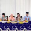 طقم واحد من مفرش طاولة رمضان مبارك، غطاء طاولة عيد مبارك أزرق فضي، مفرش طاولة بلاستيكي مستطيل الشكل للاستخدام مرة واحدة بتصميم هلال ونجوم وقلاع، مناسب لتزيين رمضان والحفلات، 51 | متجر واو الأفضل ترينديول السعودية