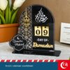 تقويم رمضان للعد التنازلي، تقويم عيد مبارك لتزيين طاولة رمضان - أسود | متجر واو الأفضل ترينديول السعودية