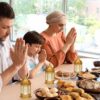 زينة فوانيس رمضان، مصباح عيد مبارك بتقنية LED، فانوس شموع رمضان، مصباح رمضان معلق، زينة فوانيس رمضان، لتزيين طاولة المنزل، لوازم حفلات إبداعية (برونز) | متجر واو الأفضل ترينديول السعودية